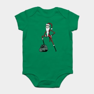 Santa Jack Skellington Baby Bodysuit